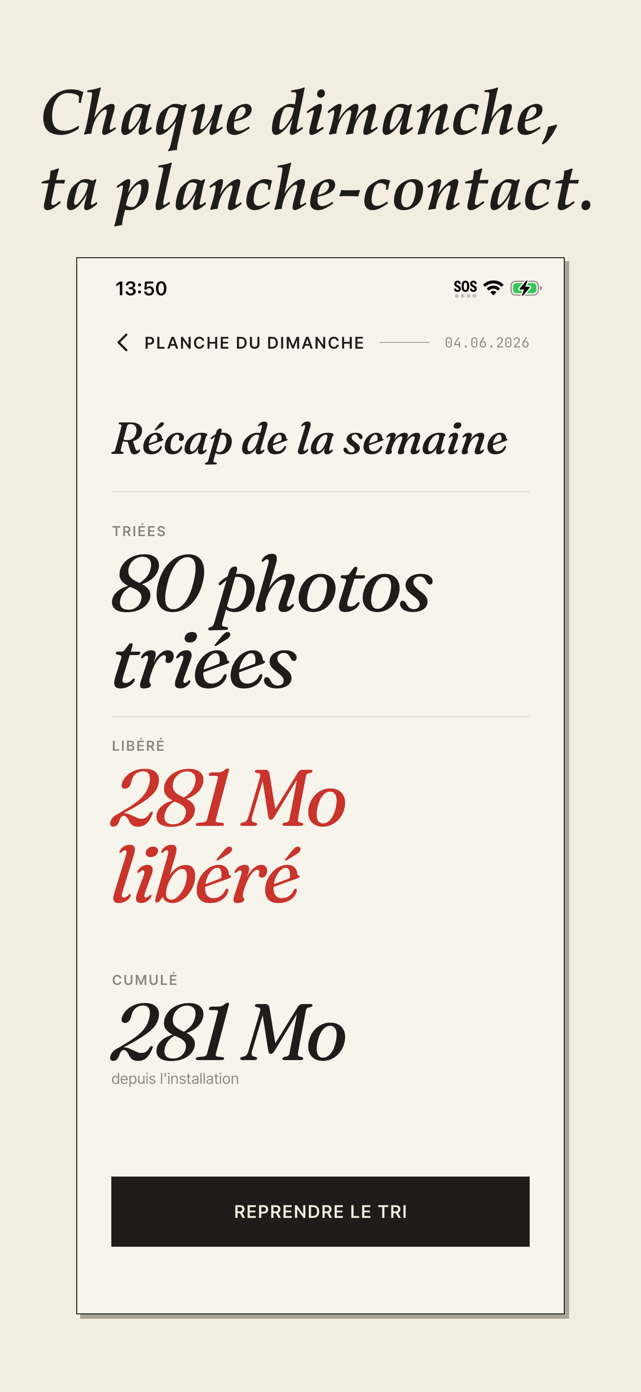 Récap de la semaine dans MonTri